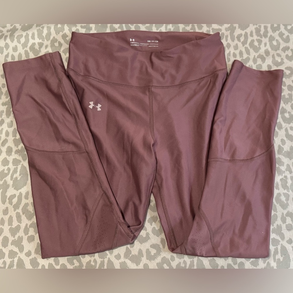 Under Armour Women's Heatgear Mauve Leggings